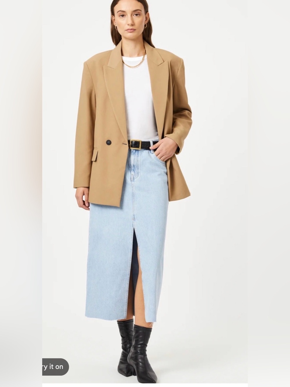 Mavi Marin Skirt